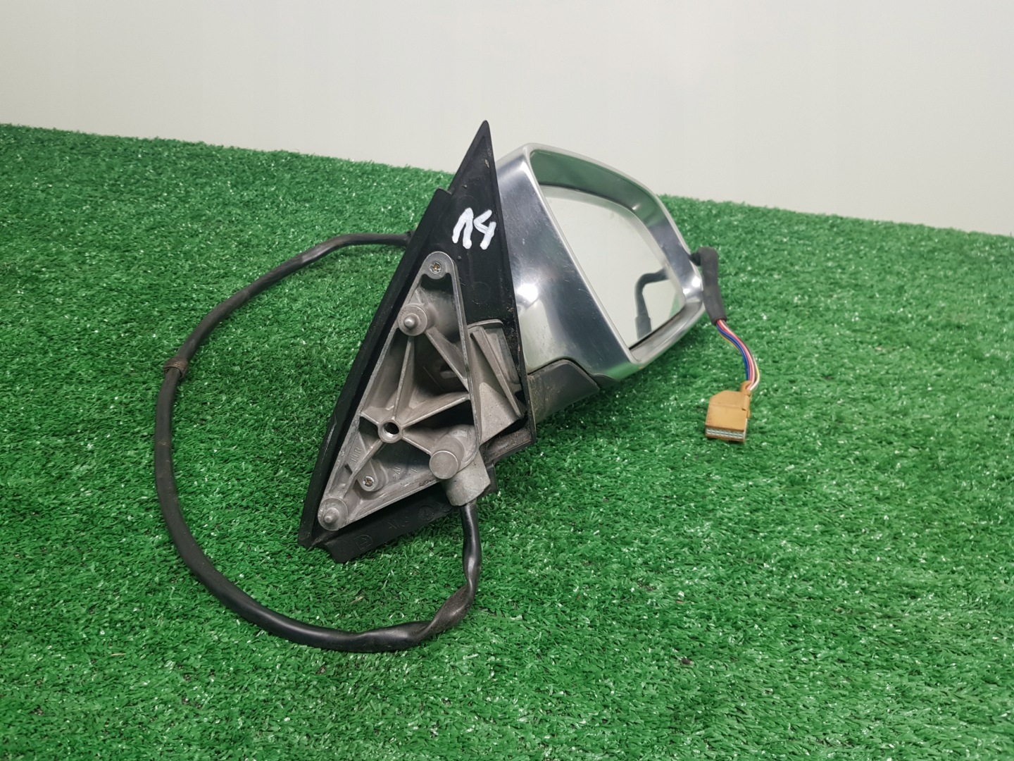 mirror right electrics AUDI A4 B6 14 PIN CHROM E1010681