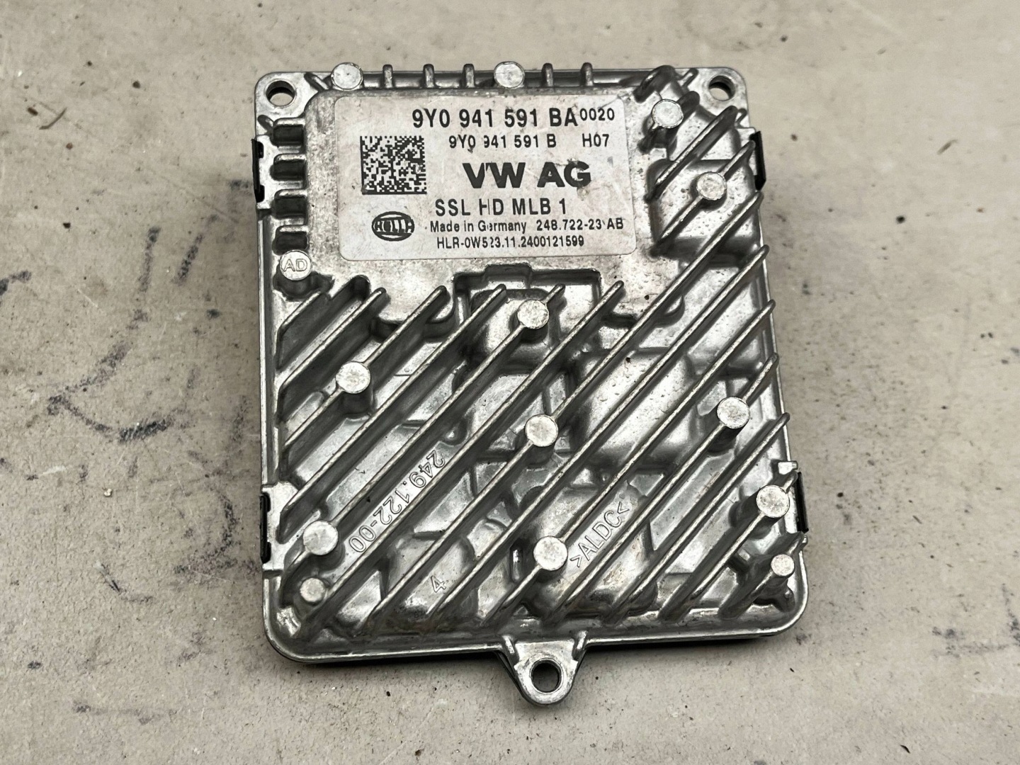 control unit LED REFLEKTORA PORSCHE CAYENNE (9Y0 9Y3) 9Y0941591BA @M