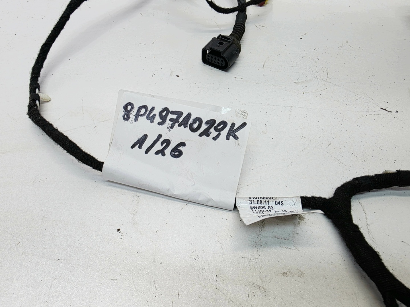 bundle wiring door left front AUDI A3 8P SPORTBACK 8P4971029K 1/26
