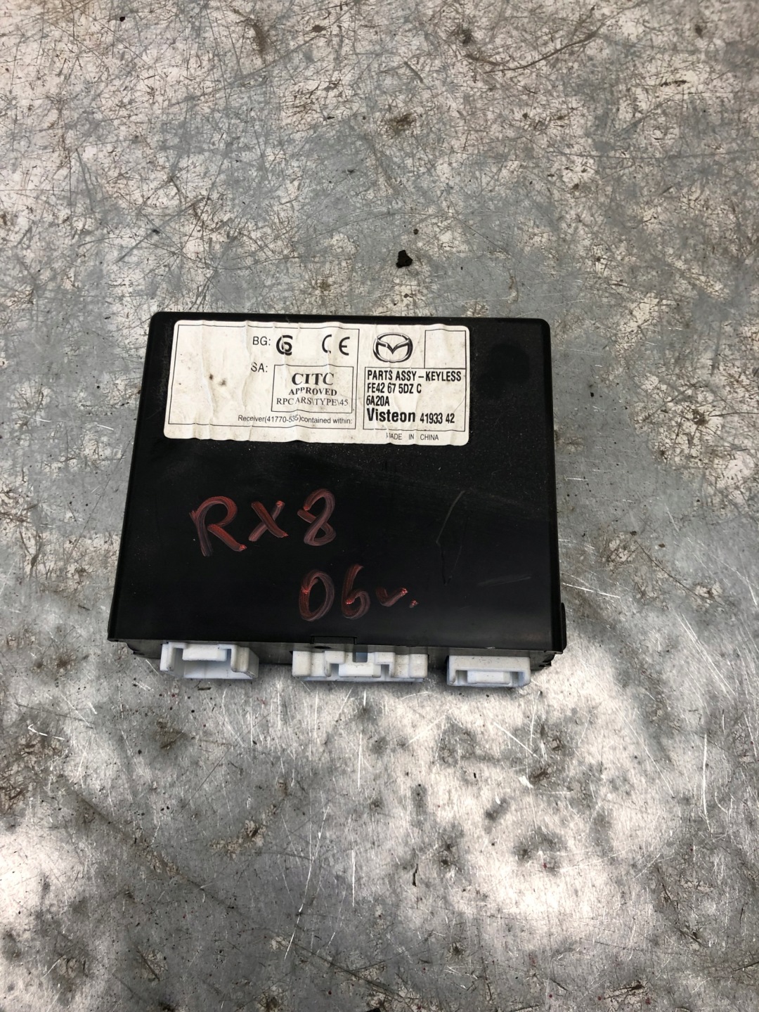 module control unit ASSY KEYLESS MAZDA RX8 RX-8 FE42675DZC