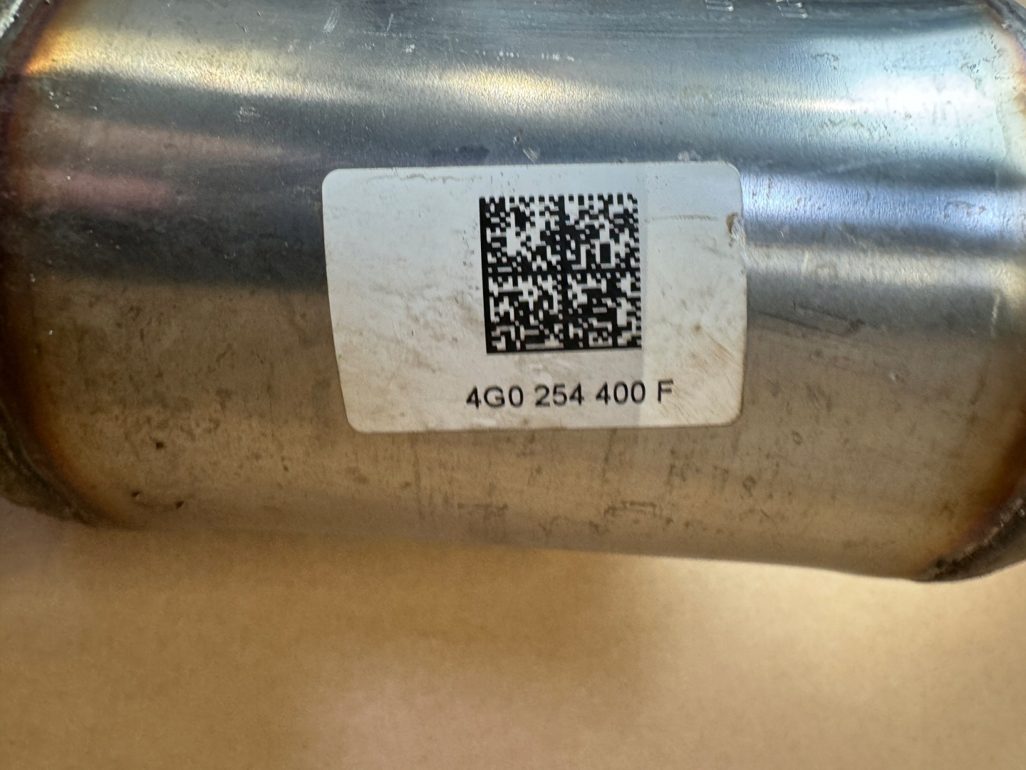 AUDI A6 A7 4G 2017 pipe exhaust+catalyst 4G0253350H 4G0254400F 38km