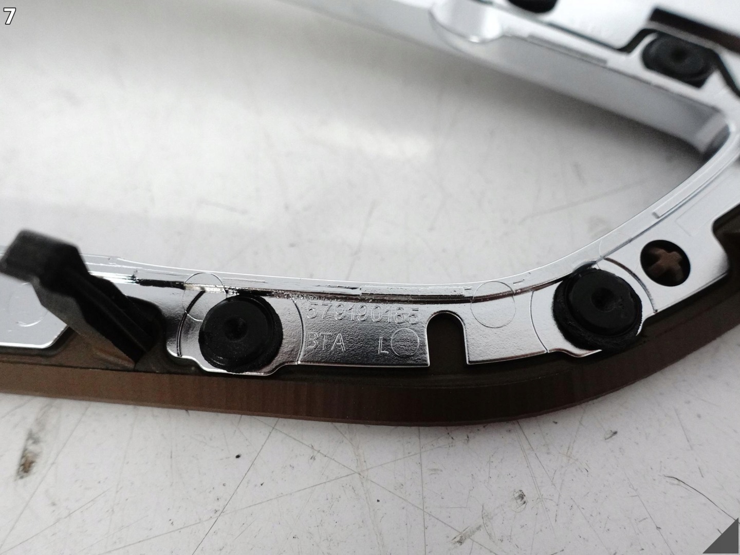 AUDI A7 S7 RS7 4G8 C7 10-18 cover DEKOR door left front CHROM KB4