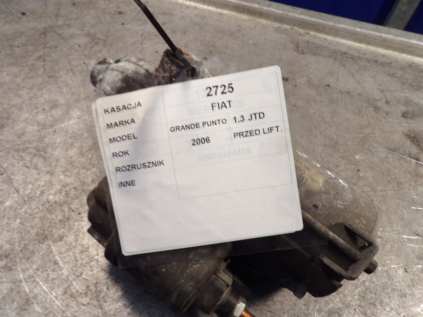 Fiat Grande Punto starter 55204116 21960