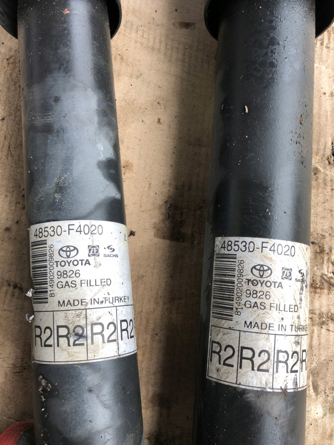 shock absorber left right rear part TOYOTA C-HR CHR