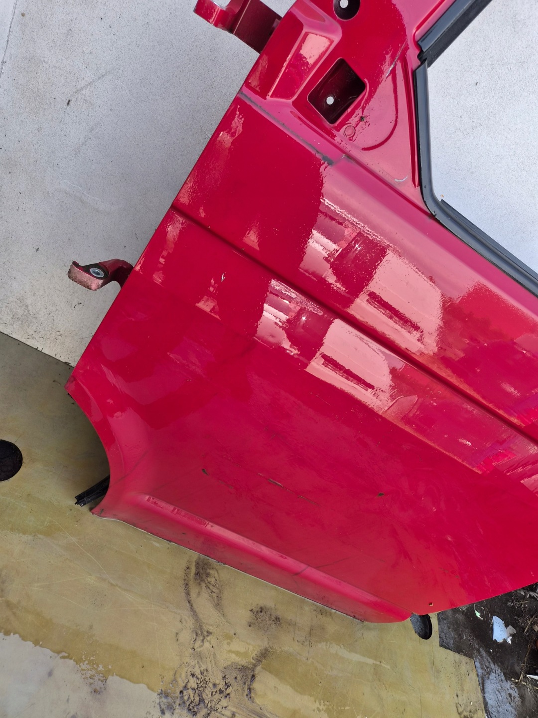 door front left VW T5 T5 LIFT front kierowca/ driver´s red