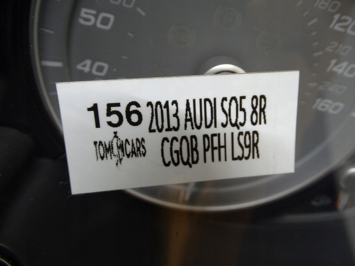 dials clock AUDI SQ5 8R Q5 8R0920950M UK