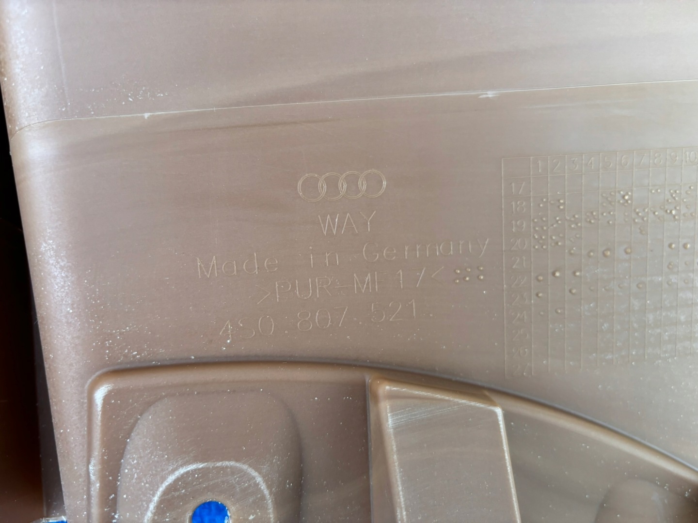 AUDI R8 4S FL LIFT NEUF SPOILER PARE CHOC ARRIÈRE DIFFUSEUR 4S0807521 MSK60