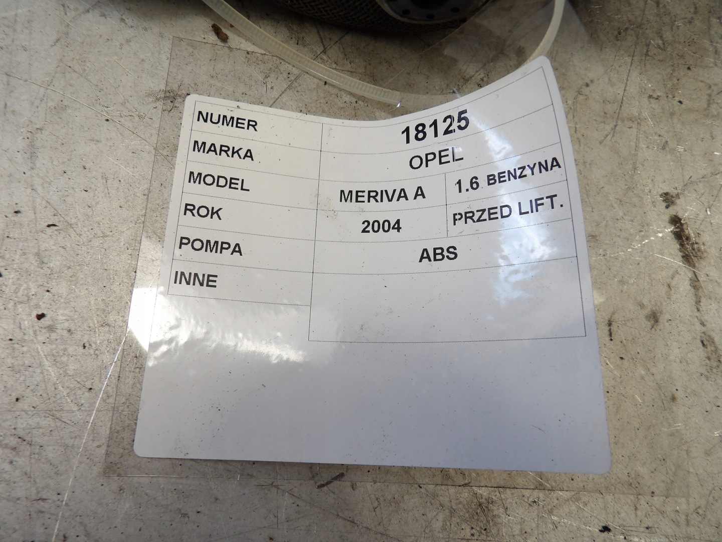Opel Meriva A Pompa ABS 0265216478