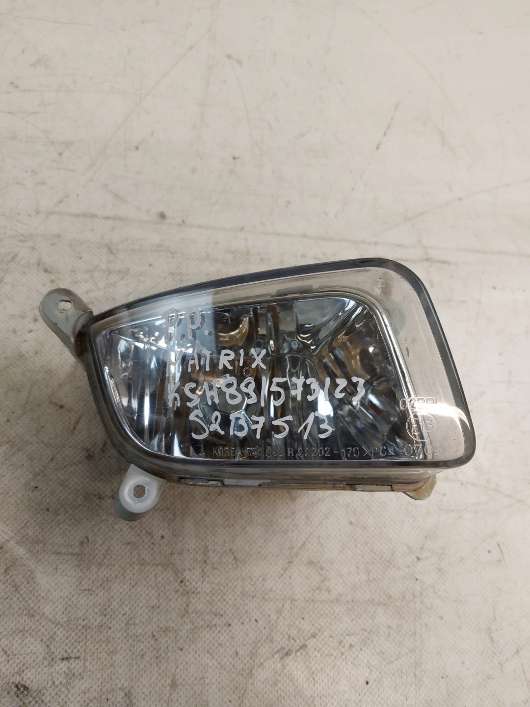 fog light right front HYUNDAI MATRIX
