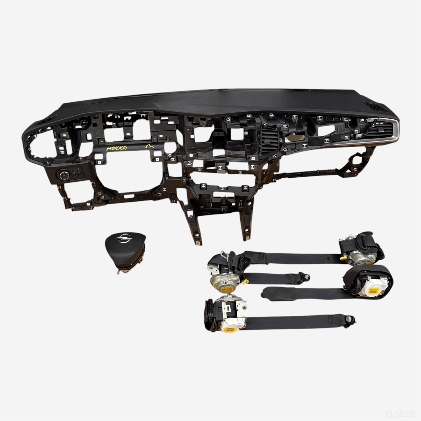 dashboard complete airbag console tension belts cockpit OPEL MOKKA B 2023 ROK