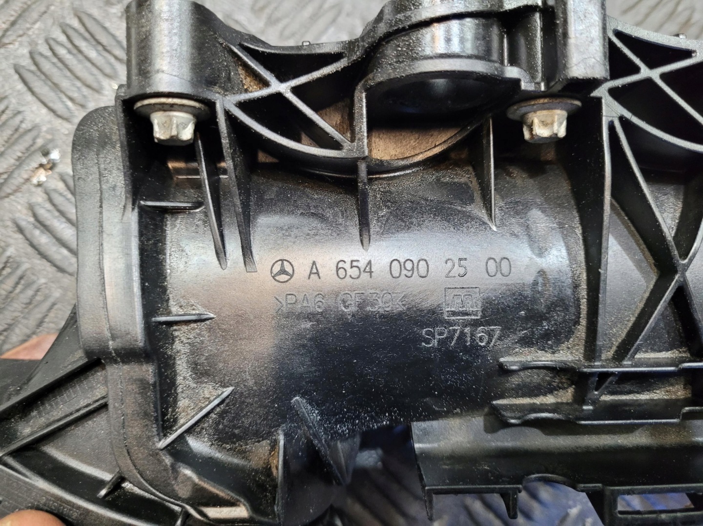 intake manifold MERCEDES E W213 E 220 D 2.0 CDI A6545060000 A6540902500