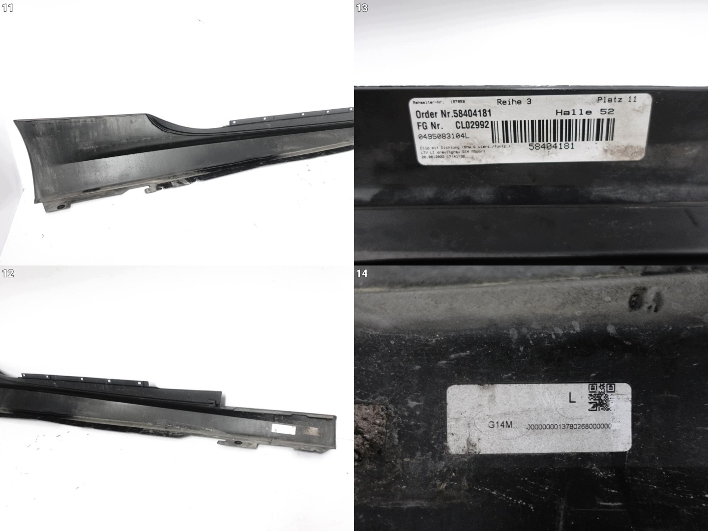 BMW 8 G14 G15 m-packet MSP M SPORT 18-26 threshold moulding cap left
