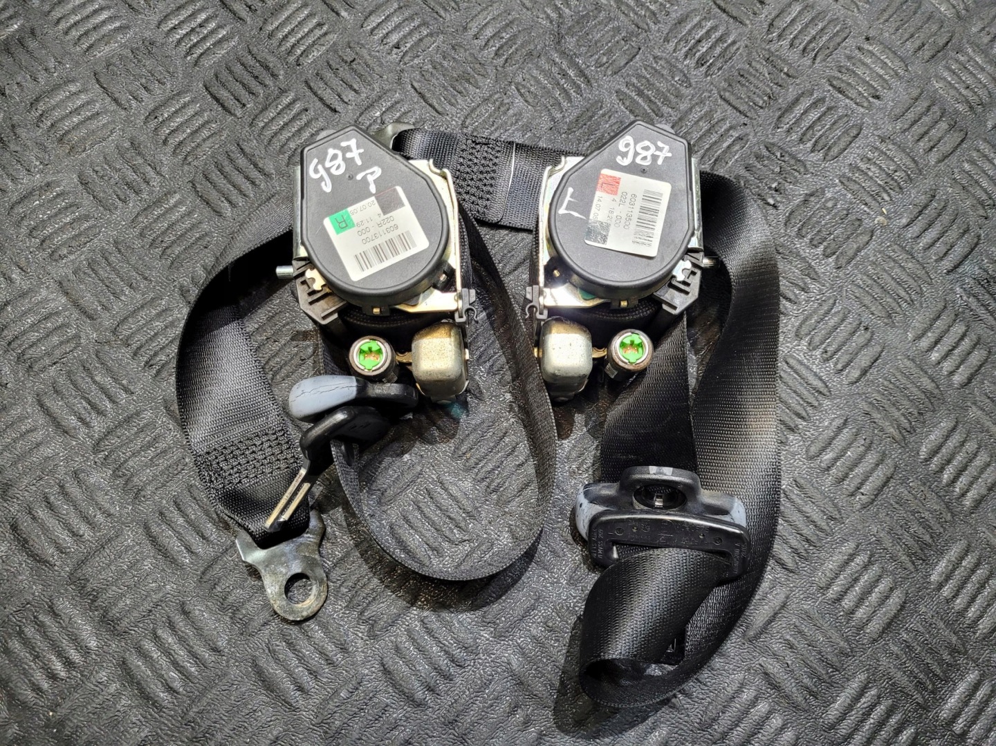 Gurten Sicherheits links PORSCHE BOXSTER CAYMAN S 987