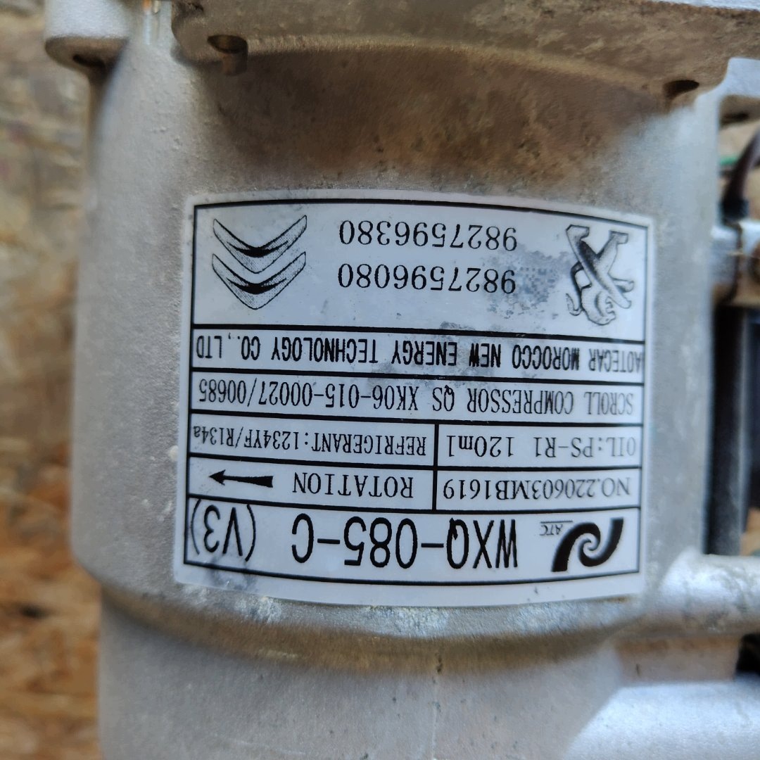 klimakompressor kompressor PEUGEOT OPEL CITROEN OEM 9827596080