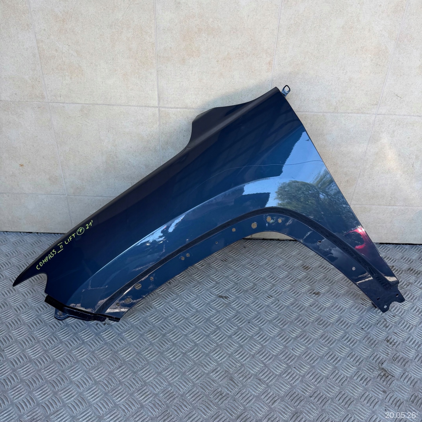 fender front left JEEP COMPASS II LIFT 2021 ROK