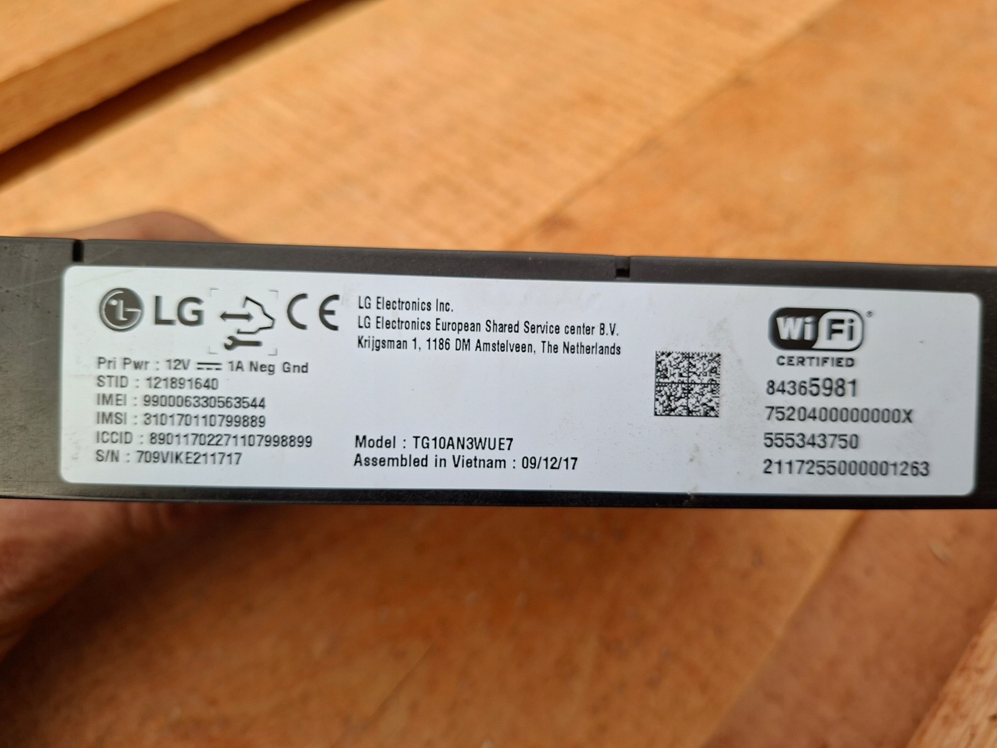 modulo Centralina WIFI OPEL INSIGNIA B 84365981