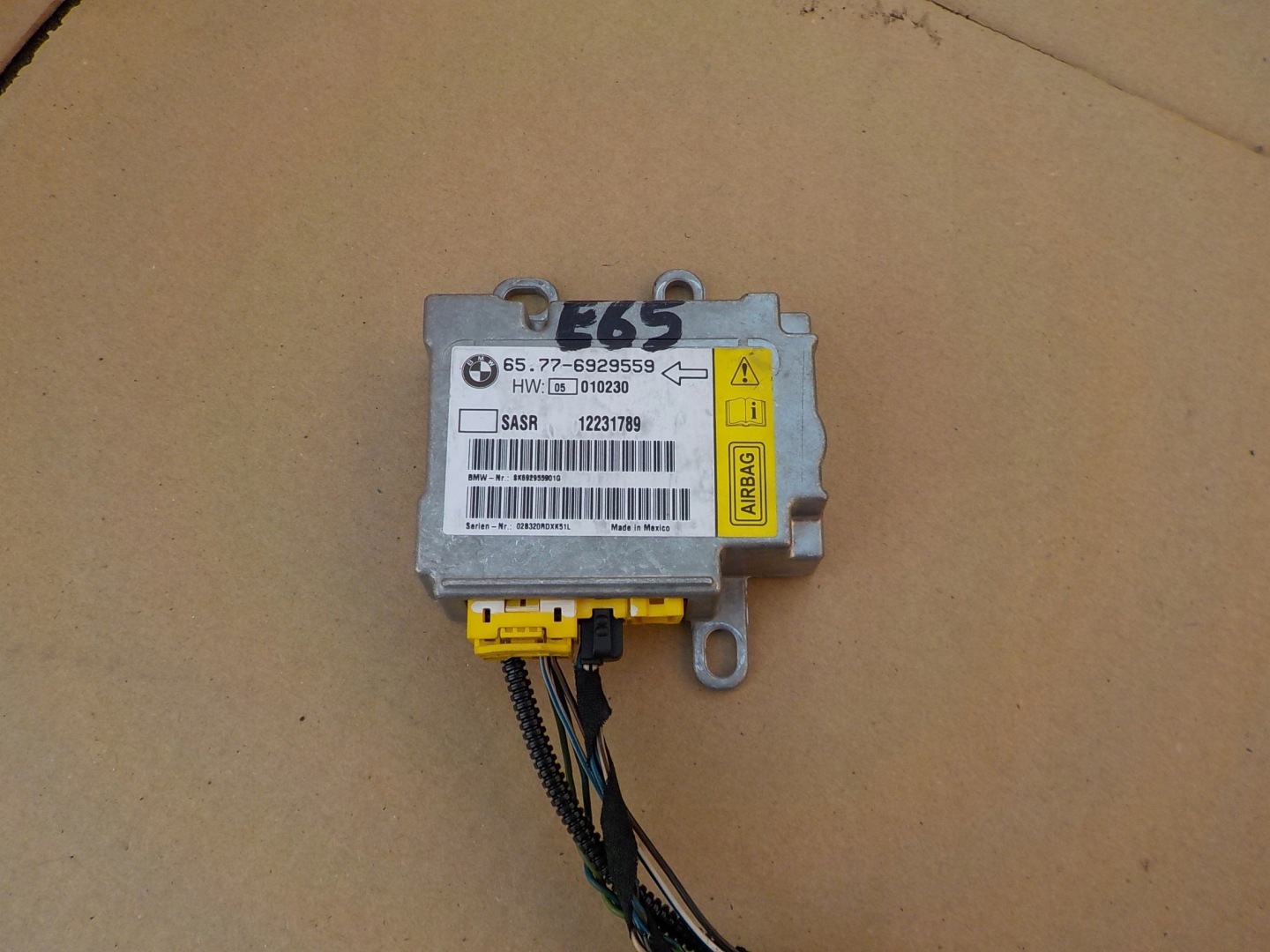 sensor airbag bmw e65 6929559