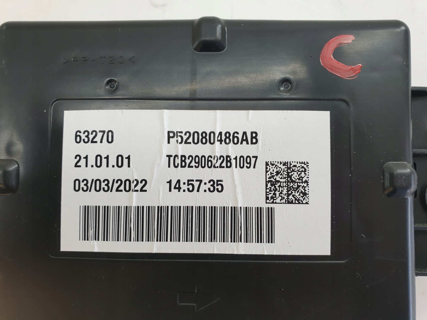 relay module control unit JEEP WRANGLER JL 2.0 T 4XE HYBRYDA HYBRID spoiler-and