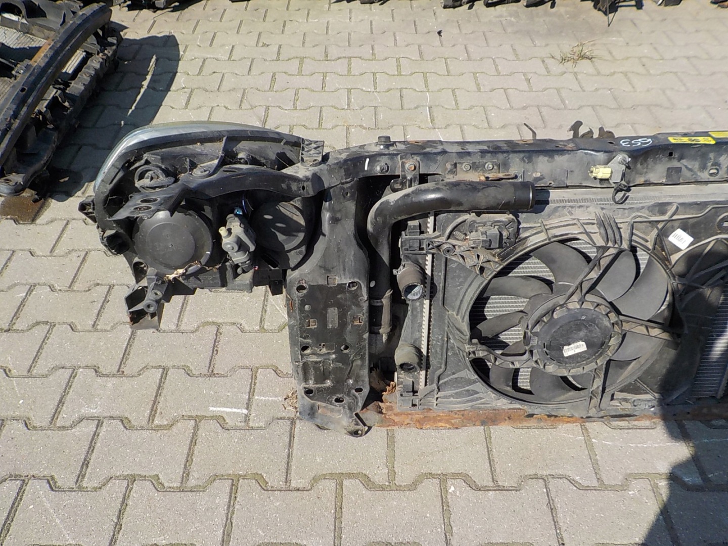 653 NISSAN QASHQAI J10 1.5 DCI support panel for radiators sider radiator