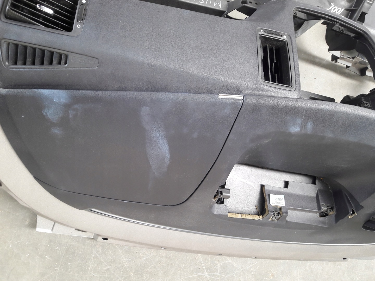 dashboard console airbags tension belts sensor kpl Lancia Musa