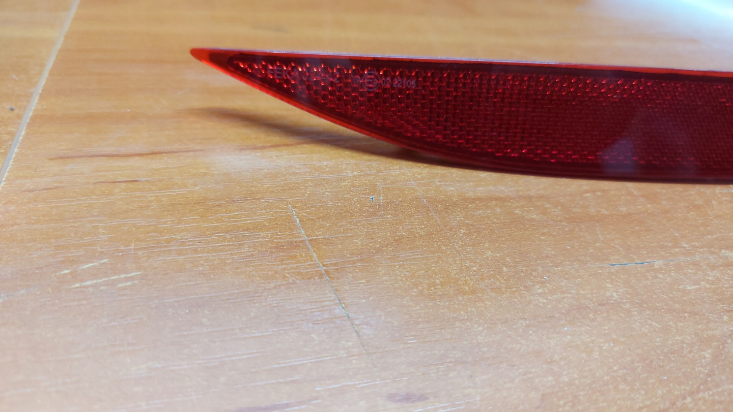 ODBLASK bumper right rear part TOYOTA COROLLA E21 sedan 19
