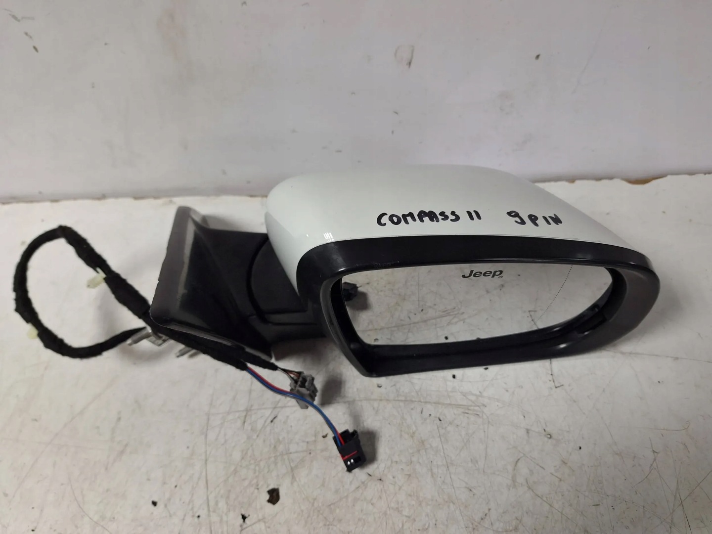 mirror right Jeep Compass II 17- EU 9PIN