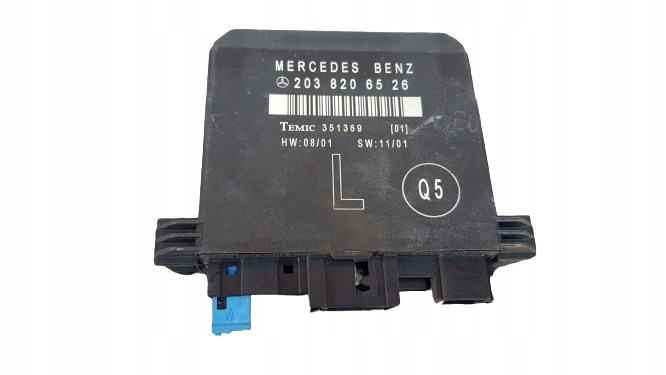 MERCEDES W203 module door left rear part 2038206526