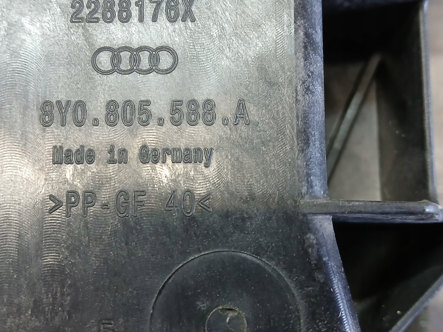 support panel for radiators AUDI A3 8Y 8Y0805588A