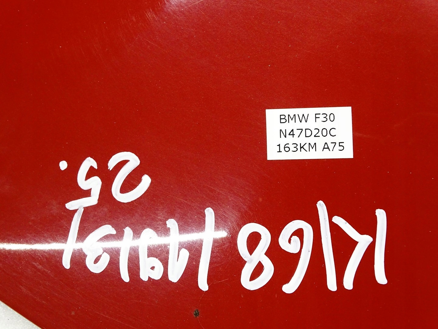 bonnet front front BMW 3 F30 F31 LAKIER A75