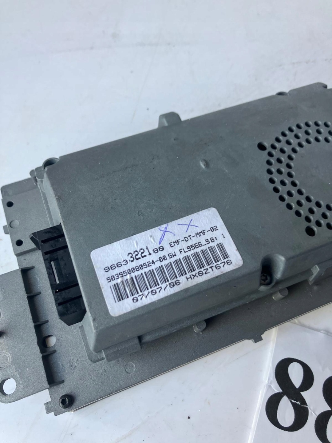 display NAVIGACJI RT3 N3 PEUGEOT CITROEN 9663322180
