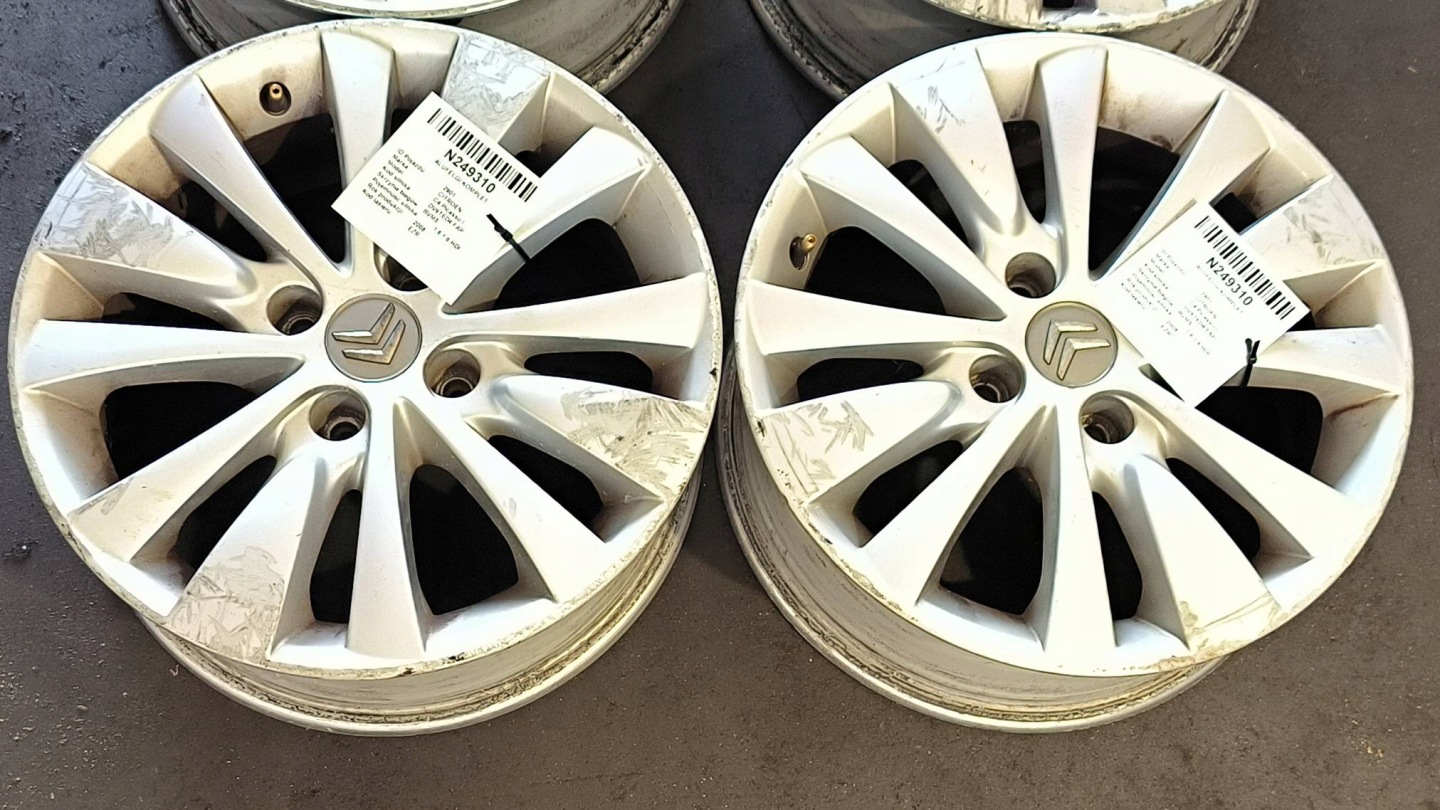 CERCHI RUOTE KOMPLET 16'' 4X108 9683593280 CITROEN C4 Picasso e