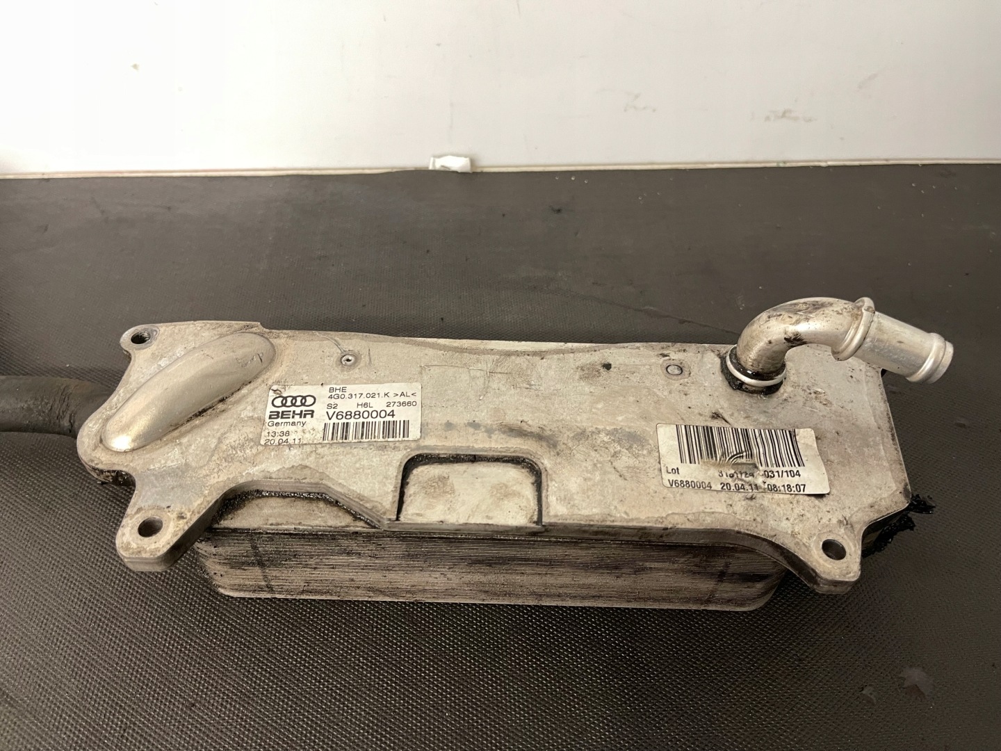 AUDI A6 C7 A7 G4 3.0 TDI radiatore olio 4G0317021K