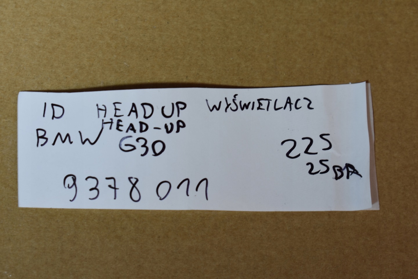 IDEALNY HEAD-UP HEADUP display BMW G30 1