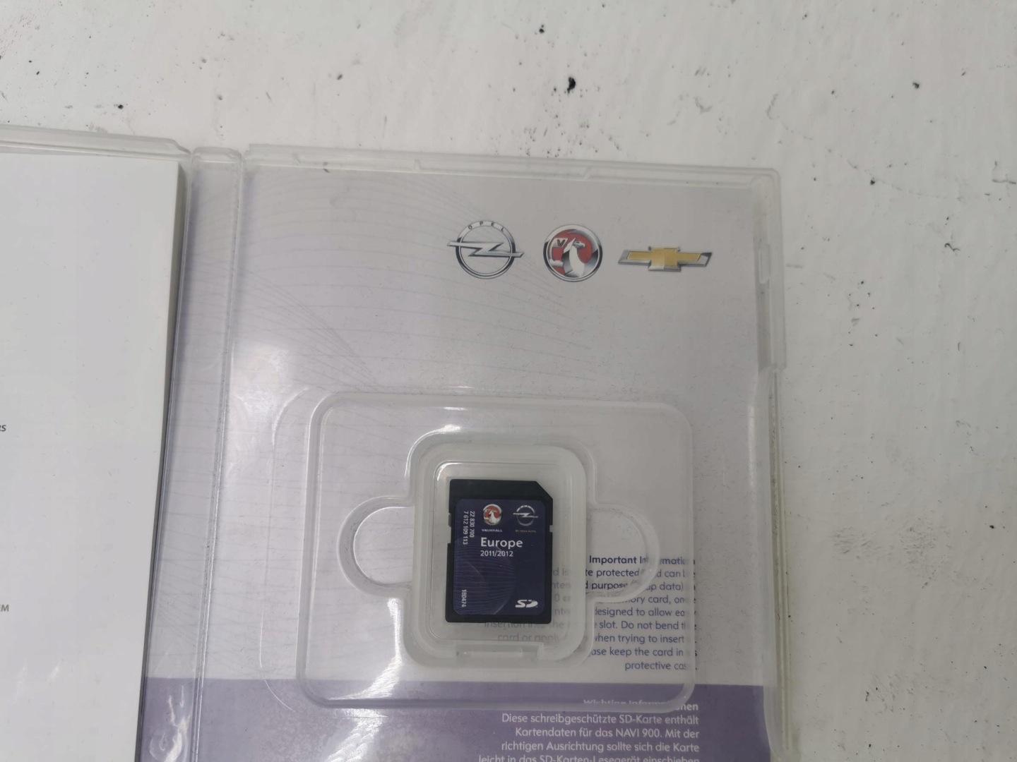 KARTA SD-CARD der Navigation OPEL INSIGNIA A 22830700