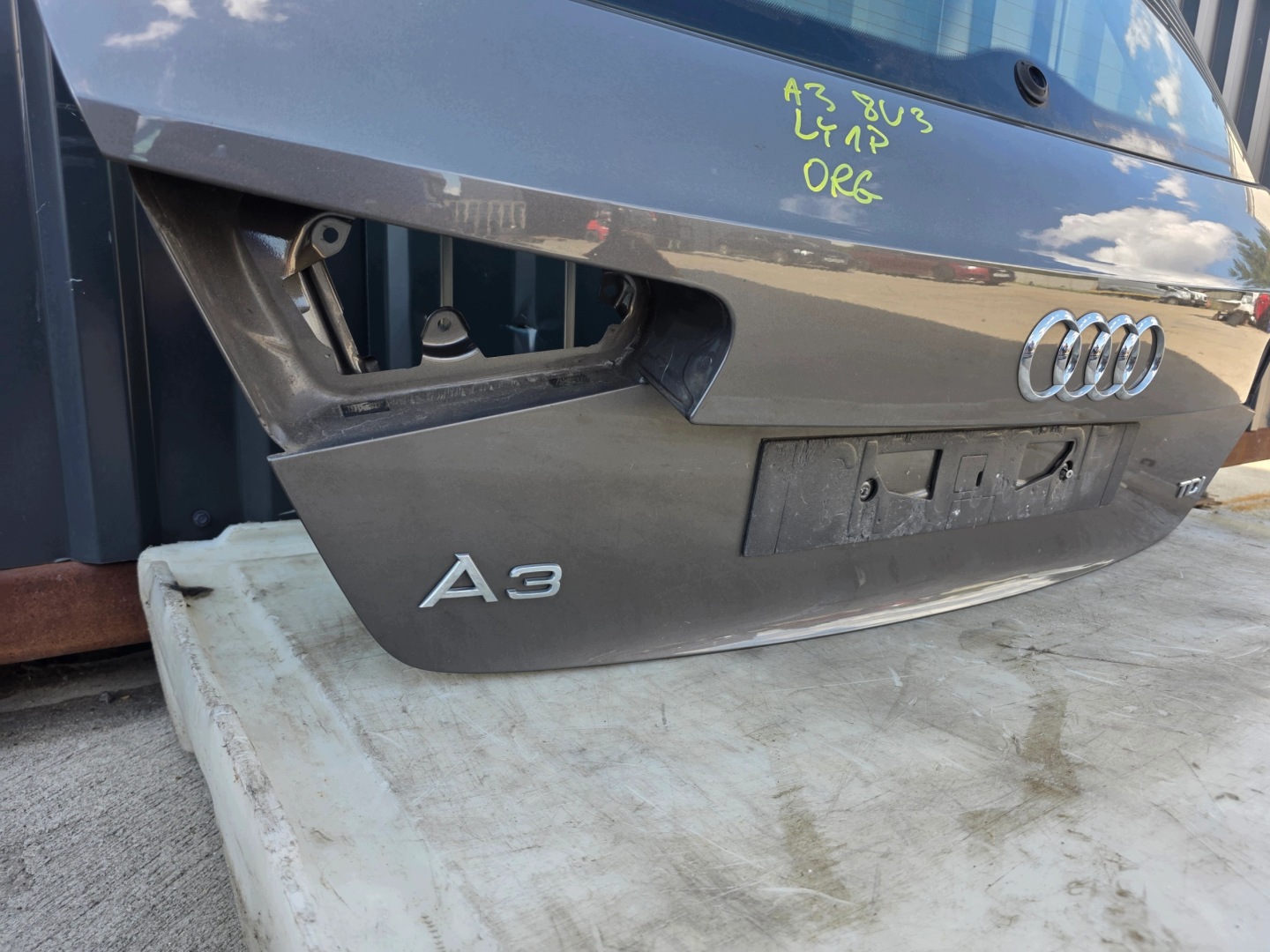 boot door rear AUDI A3 8V3 3 door LY1P original