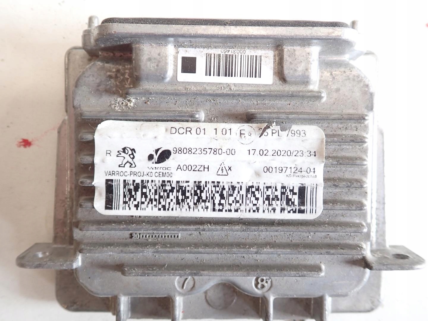 control unit module lights VOLVO CITROEN PEUGEOT 90035944 9808235780