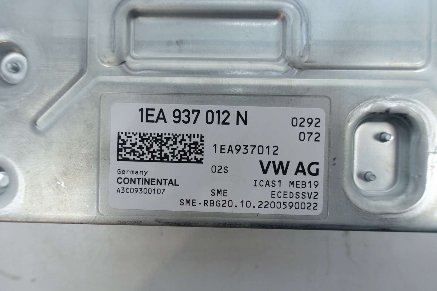 comfort control unit GATEWAY VW ID3 ID.3 1ea937012n