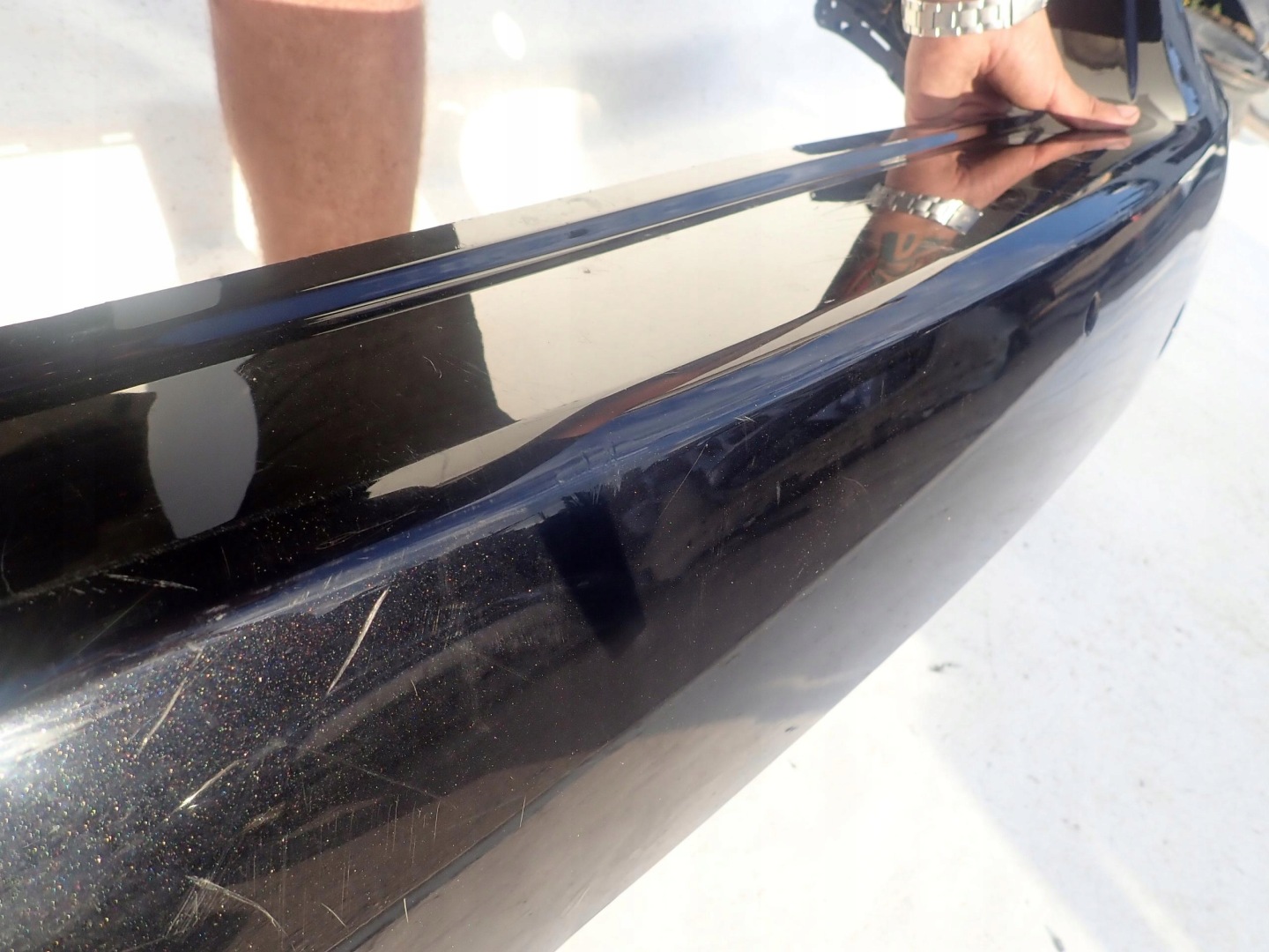 PORSCHE CAYENNE 7P 10-14 bumper rear part rear PDC