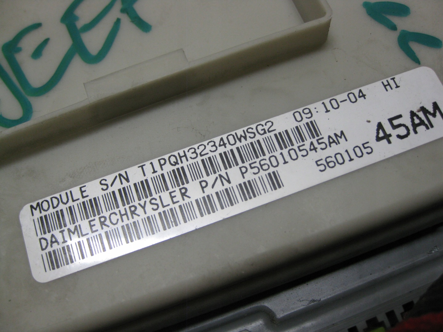 JEEP CHEROKEE LIBERTY KJ Module Module fusibles P56010545AM