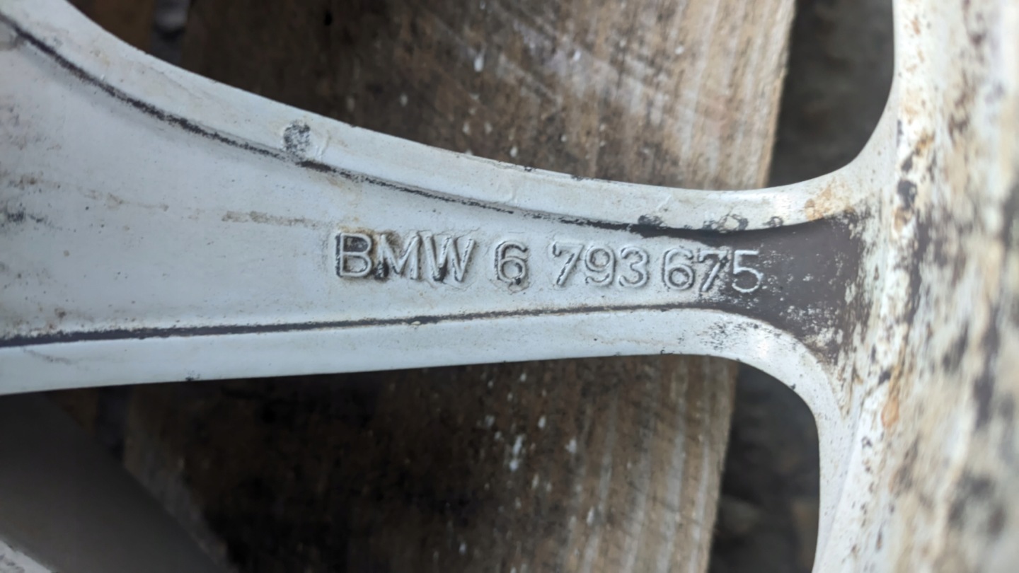 BMW E87 11R disc discs aluminium 6793675 KOMPLET