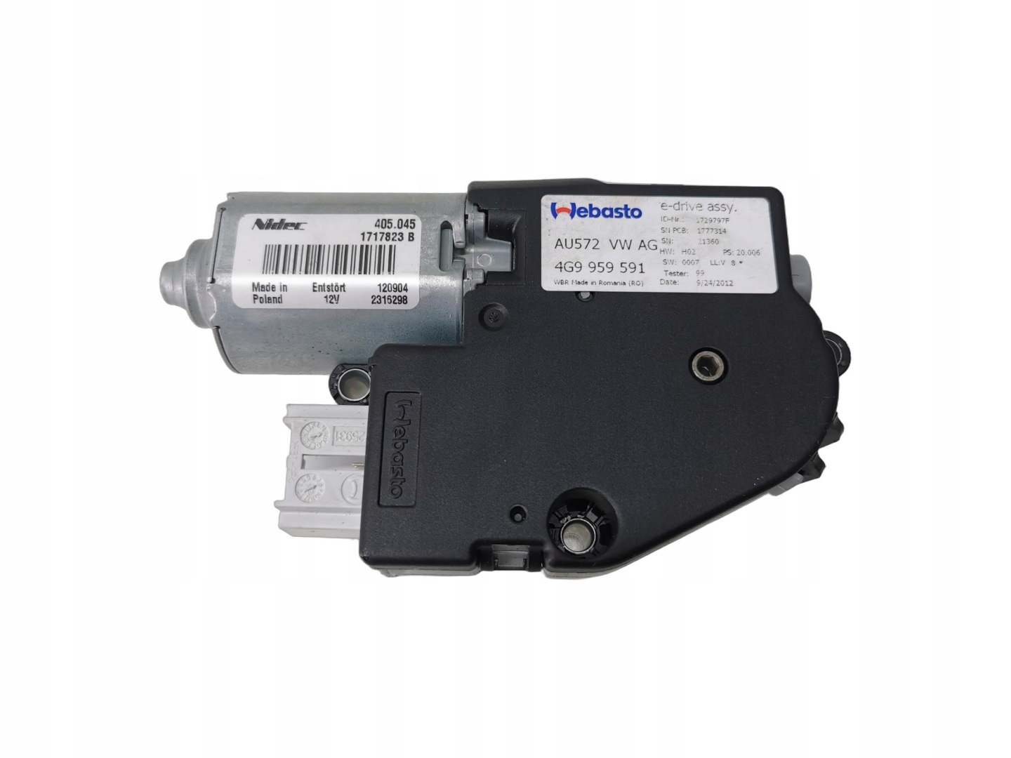 Motor Schiebedach AUDI A6 C7 KOMBI 4G9959591