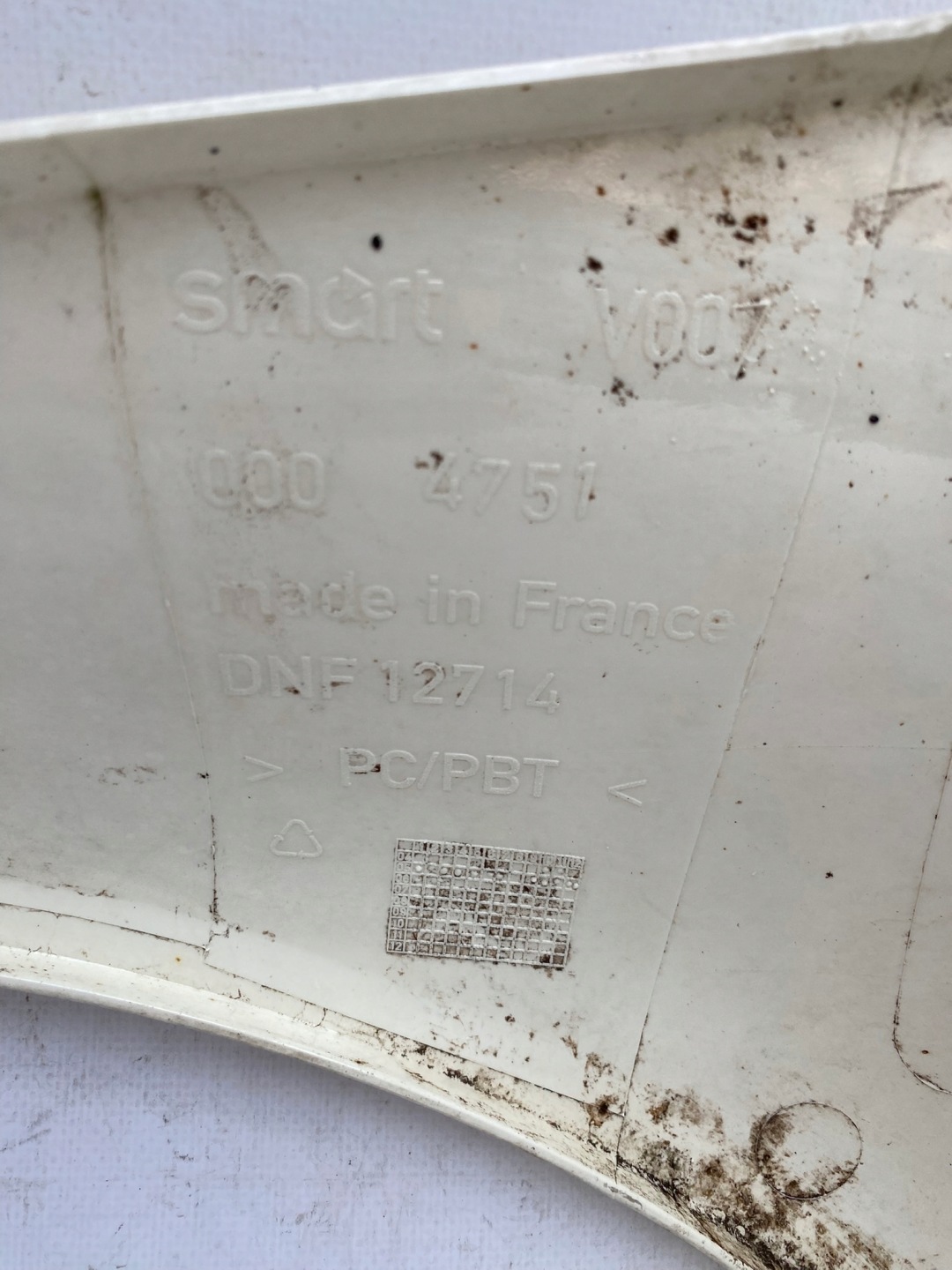 SMART FORTWO parafango Destra posteriore 0004751