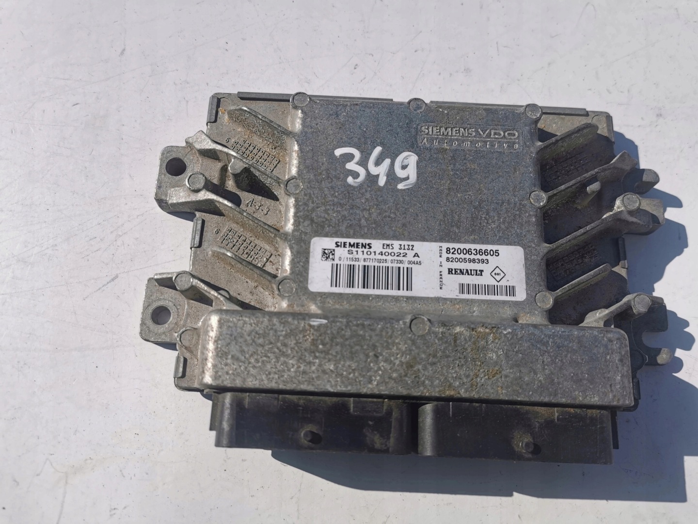 RENAULT CLIO 1.6B S110140022A 8200636605 computer