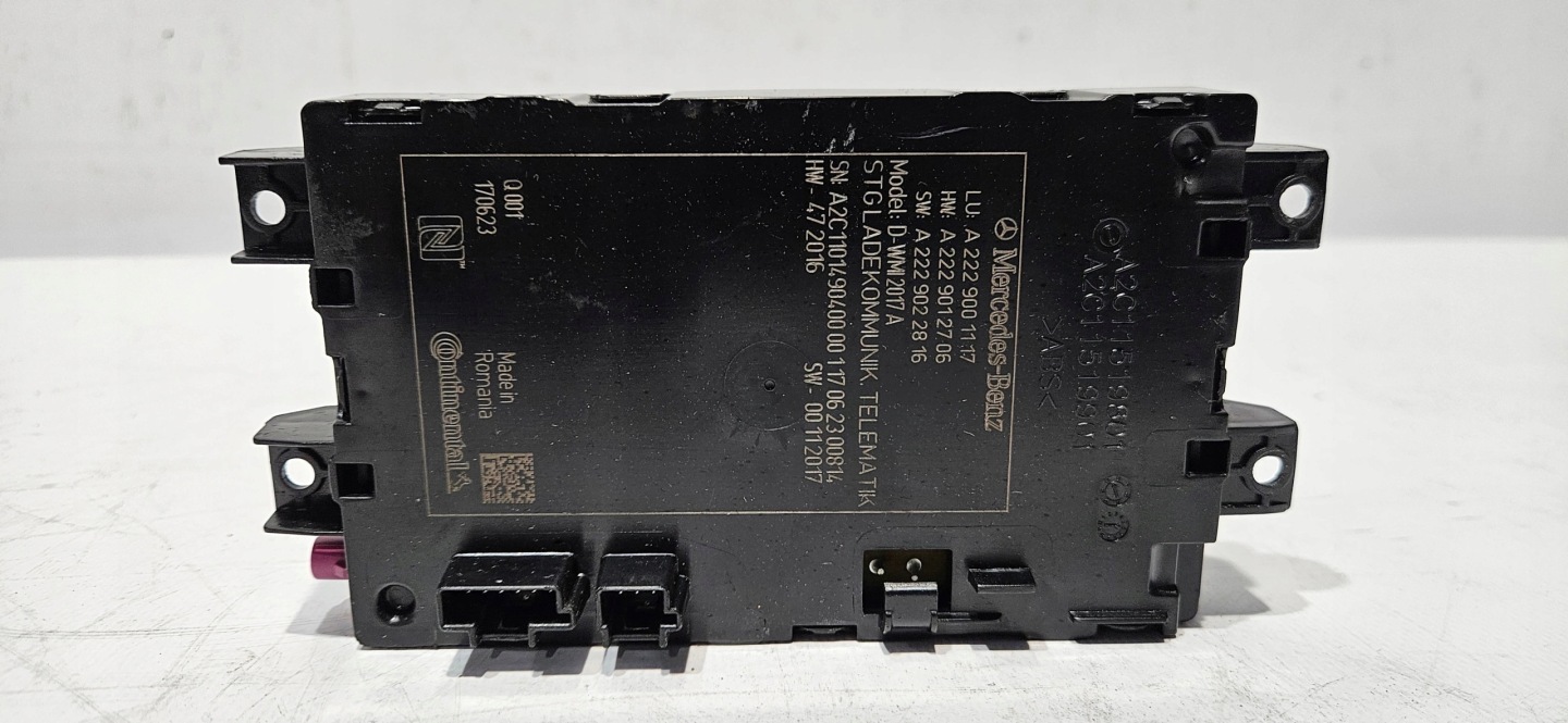 module control unit MERCEDES S KLASA W222 AMG S63 original A2229001117