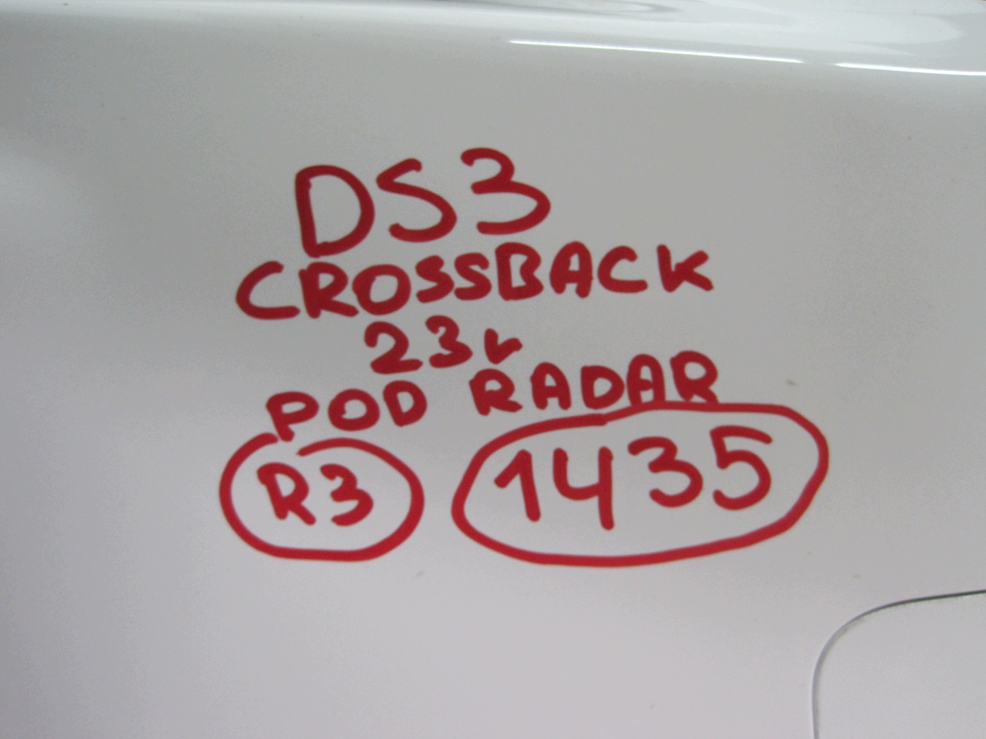 front bumper CITROEN DS3 CROSSBACK 23R