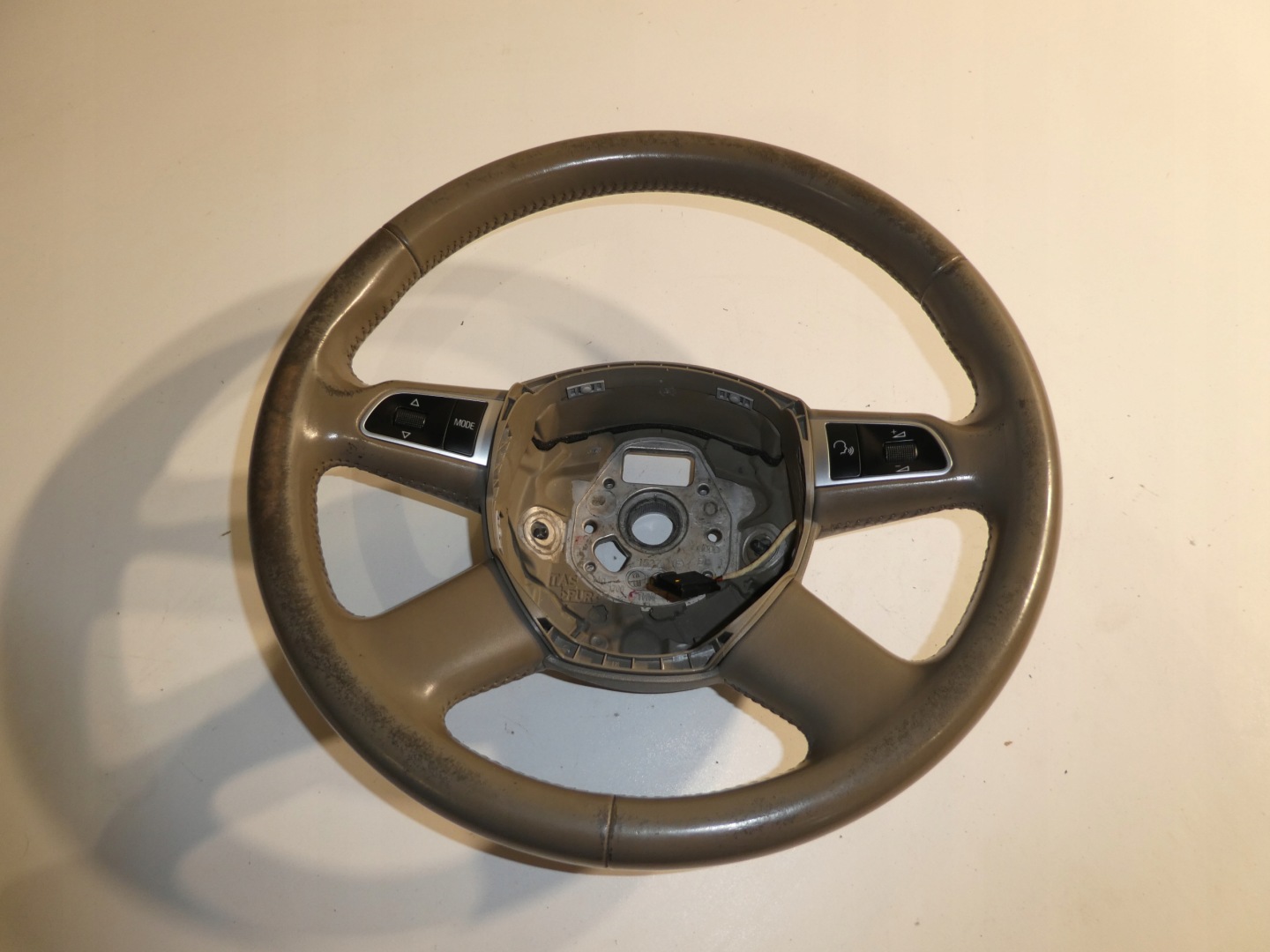 AUDI A4 B7 A6 C6 steering wheel, leather MULTIFUNKCJ gray