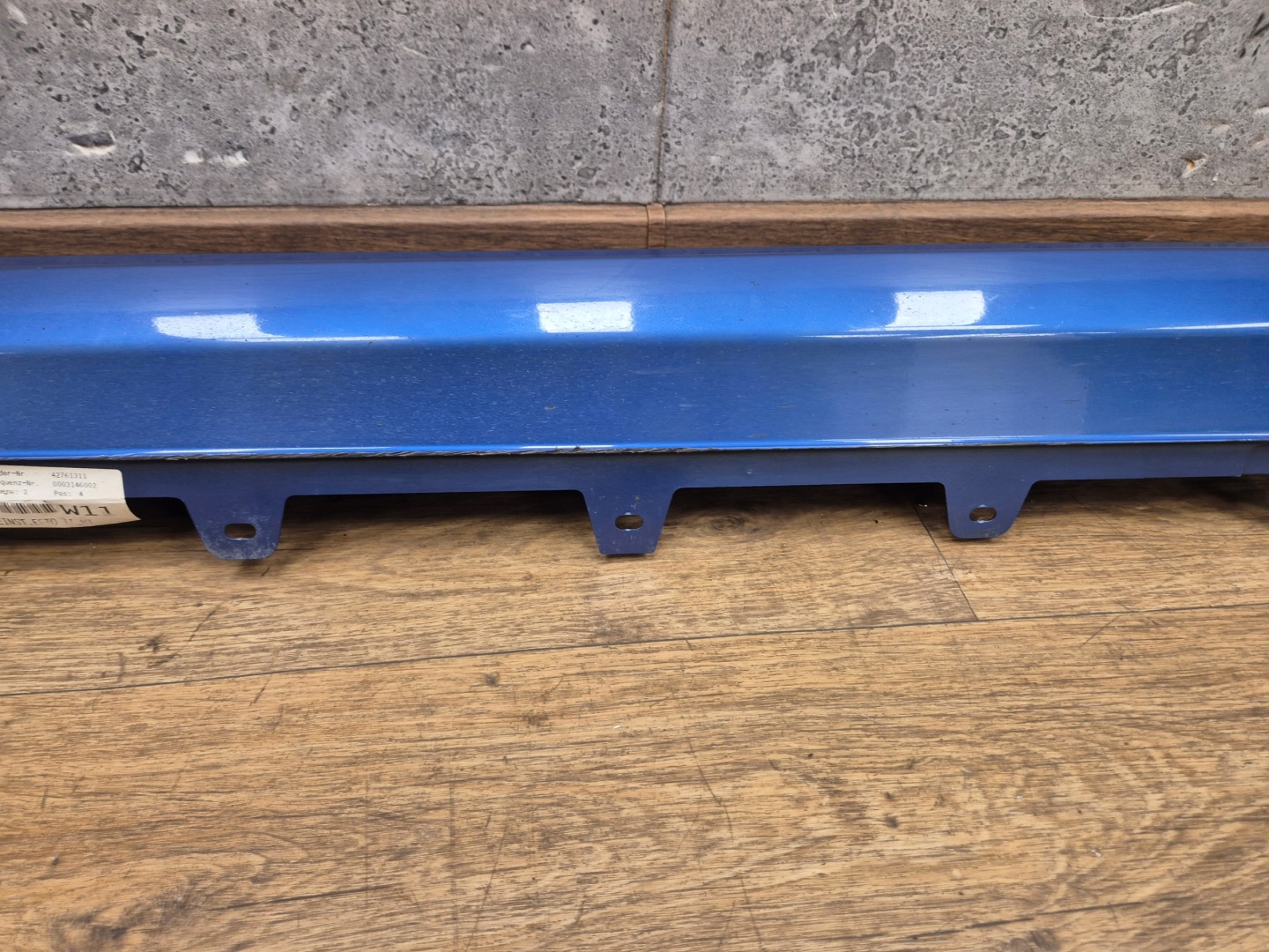 BMW 4 F32 F33 threshold left m-packet moulding threshold B45 ESTORILBLUE 8054539