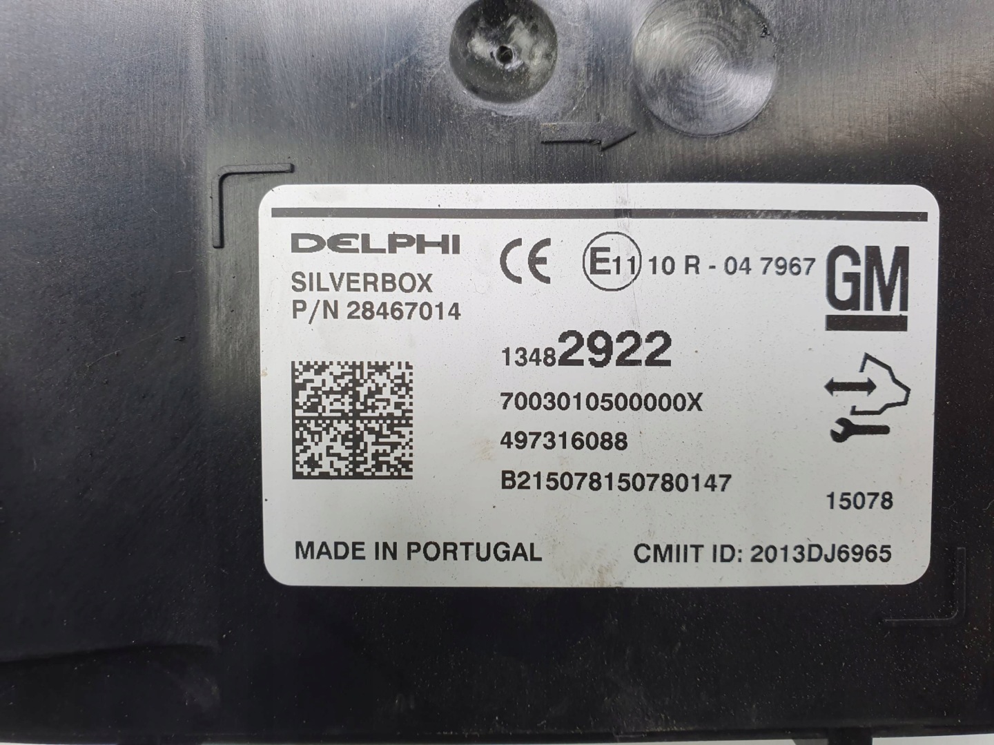 modulo RADIA 13482922 OPEL INSIGNIA A LIFT