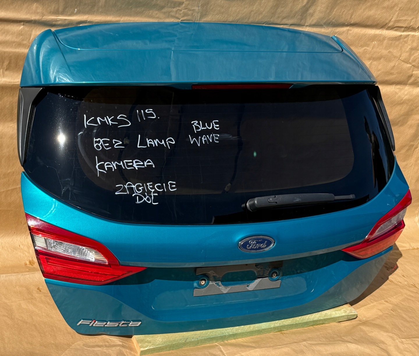 FORD FIESTA MK8 2017-2023 boot door BLUE WAVE original