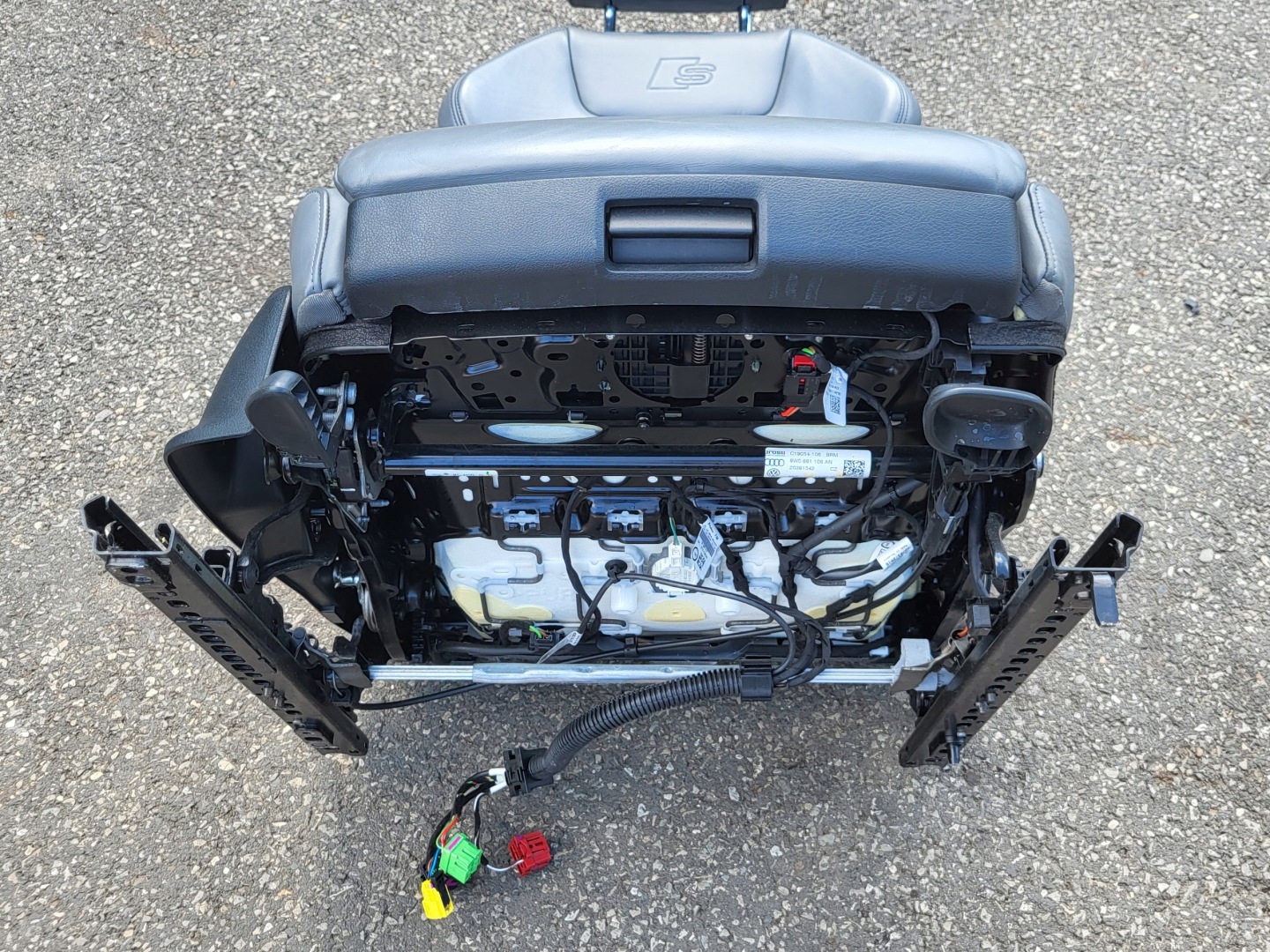 siège complet droite avant passegers AUDI A4 B9 8W SLINE OE EU chauffant